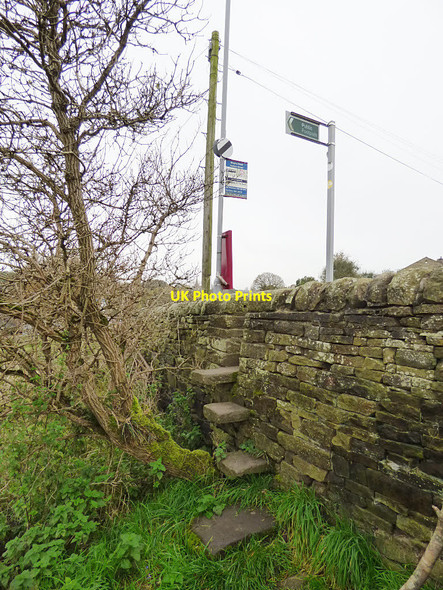 Photo 6"x4" Steps up to Bingley Road, Cullingworth Ryecroft\/SE0738 c2017