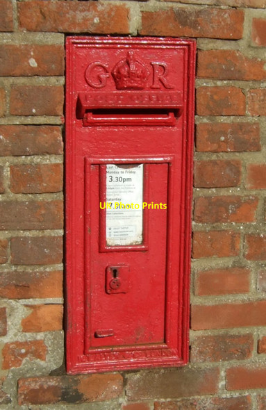 Photo 6"x4" George V postbox on Tower Road, Burnham Overy Staithe Burnham Overy Staithe c2017
