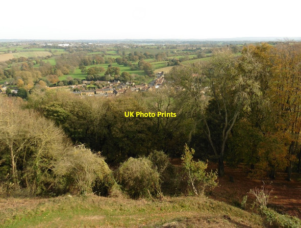Photo 6"x4" Looking down towards Montacute East Stoke\/ST4817 c2017
