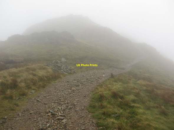 Photo 6"x4" Path heading up the southern side of Mardale Ill Bell Nan Bield Pass c2017