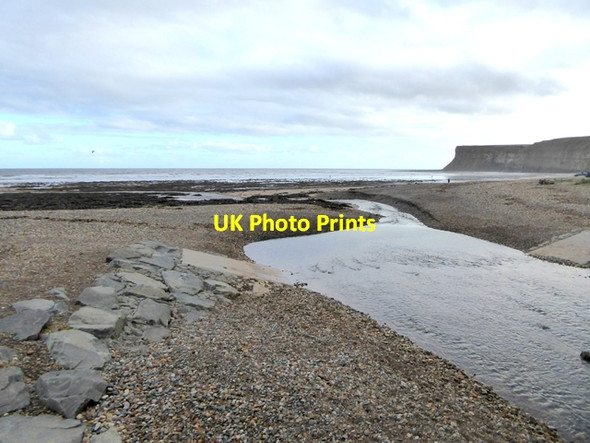 Photo 6"x4" Mouth of Skelton Beck Saltburn-By-The-Sea c2017