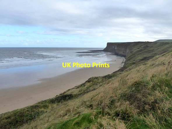 Photo 6"x4" Eastern end of Saltburn Sands Saltburn-By-The-Sea c2017