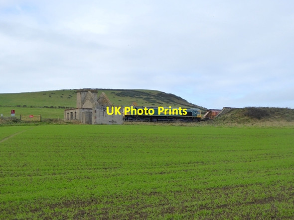 Photo 6"x4" Freight train at Guibal Brotton c2017