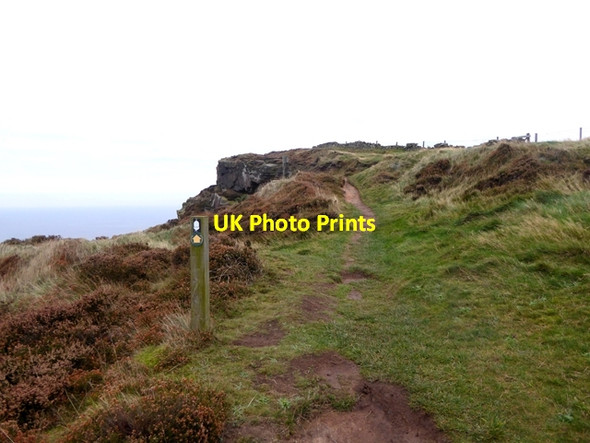 Photo 6"x4" Coast path above the Warren Loftus c2017
