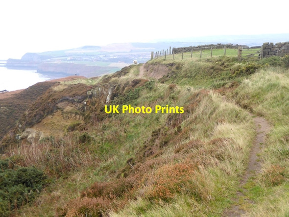 Photo 6"x4" Path on Rockhole Hill Boulby c2017