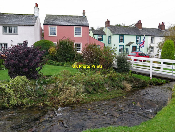 Photo 6"x4" Houses by Gill Beck, Caldbeck Caldbeck c2017