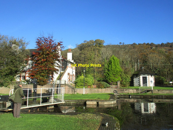 Photo 6"x4" The upper end of Lock 38 Erskine c2017