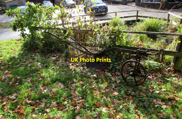 Photo 6"x4" Old plough in Llangattock Lingoed Llangattock Lingoed c2017