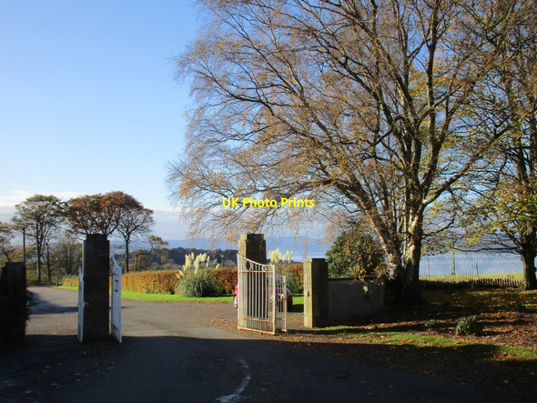 Photo 6"x4" Cardross Crematorium entrance Kelhurn c2017