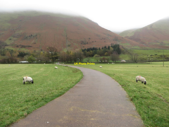 Photo 6"x4" Hartsop Hall access track Hartsop c2017