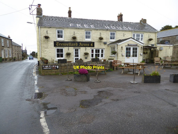 Photo 6"x4" Trewellard Arms Carnyorth c2017