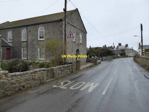 Photo 6"x4" Methodist chapel in Trewellard Carnyorth c2017