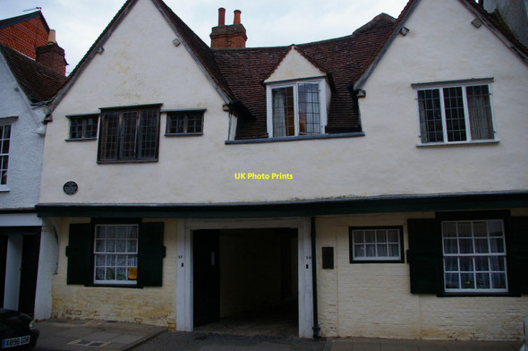 Photo 6"x4" Abingdon: timber-framed house on East St Helen Street Abingdon c2017