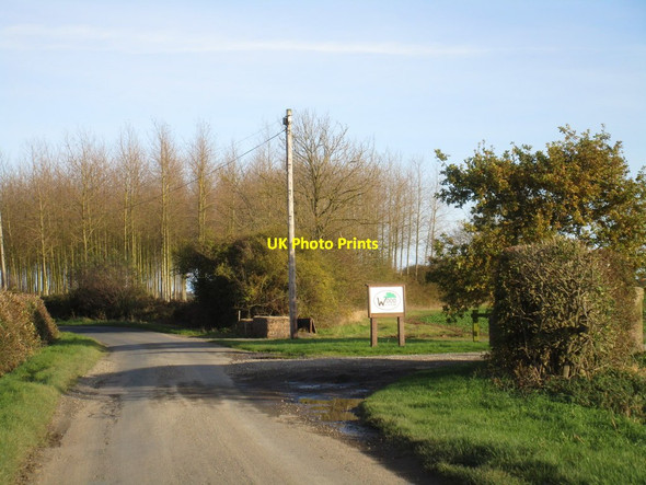 Photo 6"x4" Entrance to Wood Farm Goxhill\/TA1844 c2017