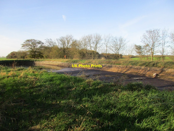 Photo 6"x4" Slurry lagoon Great Cowden c2017