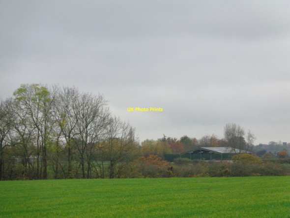 Photo 6"x4" Distance shot of a Barn at Radford Abbots Morton c2017