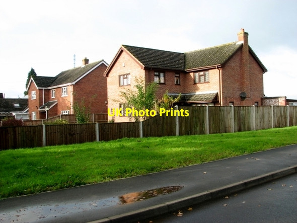 Photo 6"x4" 1990s houses in Stoke Road, Poringland Poringland c2017