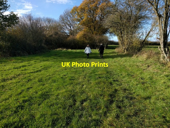 Photo 6"x4" Walkers heading for East Stratton East Stratton c2017