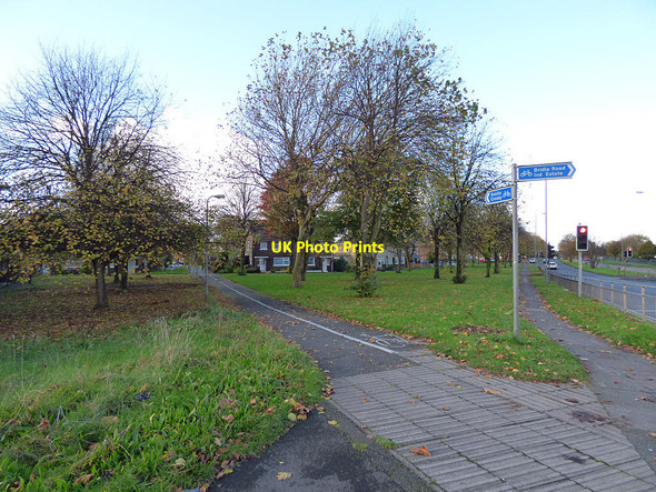 Photo 6"x4" Cycle path to Galsworthy Avenue Litherland c2017