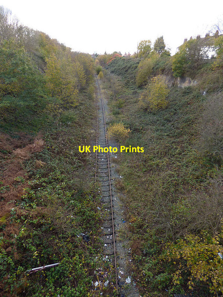 Photo 6"x4" Railway to the west of Harris Drive Litherland c2017