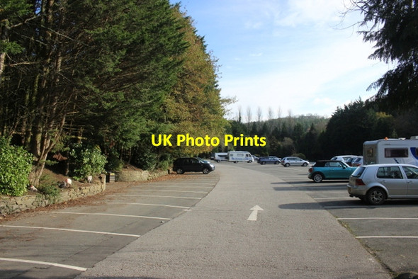 Photo 6"x4" Car Park at Trago Mill Middle Taphouse c2017