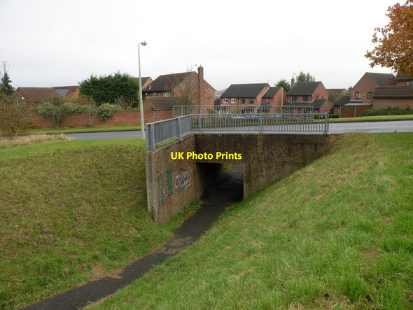 Photo 6"x4" Pedestrian underpass, Spindle Road Haverhill\/TL6645 c2017