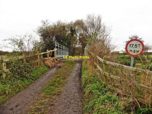 Photo 6"x4" Bridge over North Drain Bagley\/ST4545 c2017