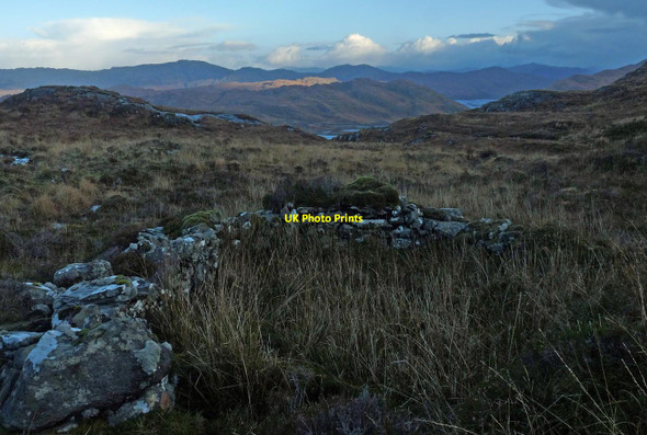 Photo 6"x4" Shieling hut by the An Garbh-allt, Inverness-shire Roshven c2017
