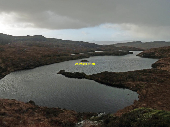 Photo 6"x4" Unnamed lochan on moorland above Roshven, Inverness-shire Roshven c2017