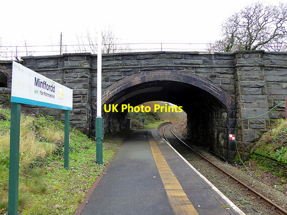 Photo 6"x4" The A497 road bridge across the railway at Minffordd Minffordd\/SH5938 c2017