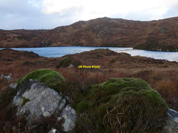 Photo 6"x4" Rock by Lochan na Cruaiche, Inverness-shire Roshven c2017