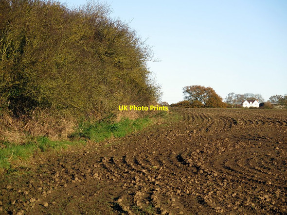 Photo 6"x4" Ploughed field below West Woodside Bank Top\/NZ1466 c2017