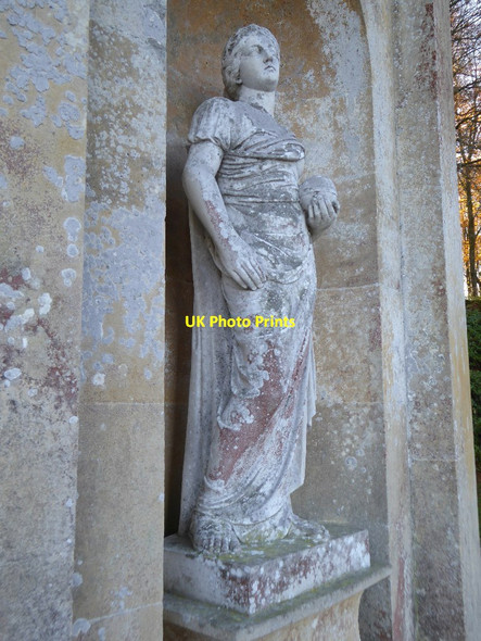 Photo 6"x4" Statue on the Temple of Apollo Gasper c2017 P1