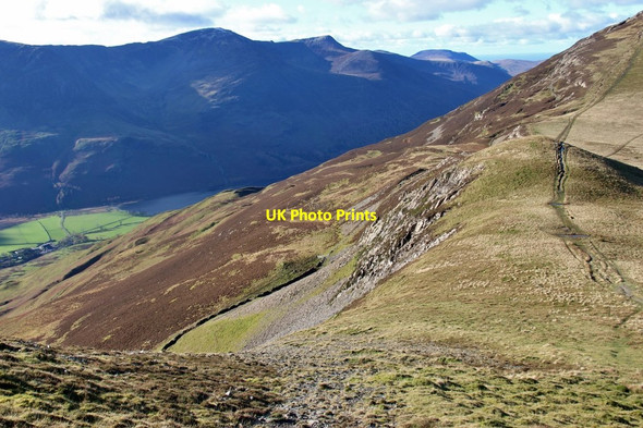 Photo 6"x4" Path along Littledale Edge Gatesgarth\/NY1915 c2017