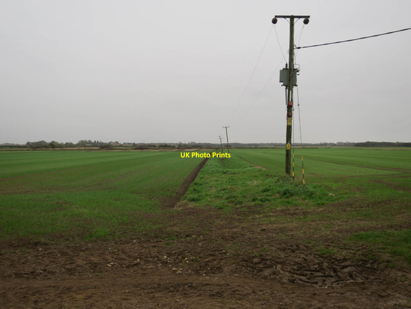 Photo 6"x4" Fields near Sea Palling Sea Palling c2017