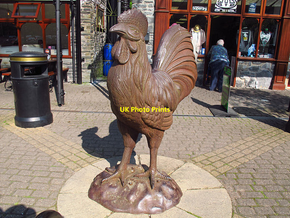 Photo 6"x4" Cockerel, Station Road, Betws-y-Coed Betws-y-Coed c2017