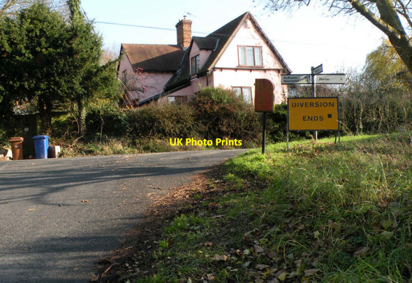 Photo 6"x4" Well Cottage, Kedington Calford Green c2017