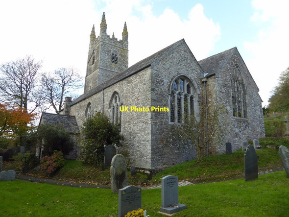 Photo 6"x4" Launcells church Stratton\/SS2206 c2017