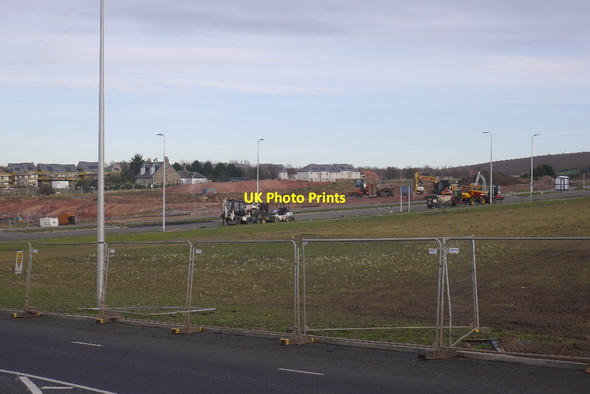 Photo 6"x4" Building site, Wallyford Musselburgh c2017
