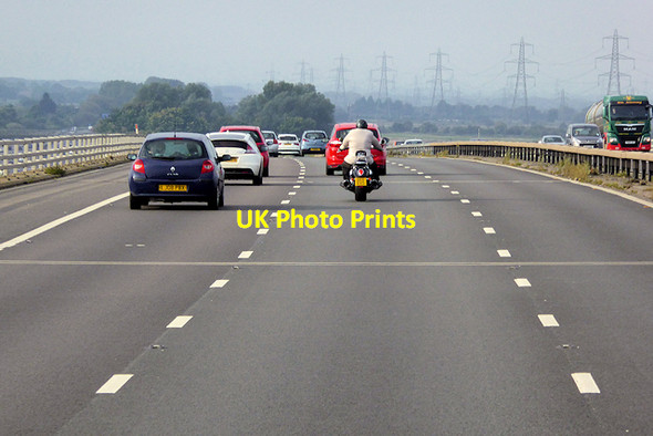 Photo 6"x4" M56 Crossing the Weaver Viaduct Frodsham c2017