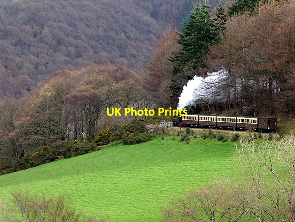Photo 6"x4" Last timetabled train to Devil's Bridge (in 2017) Aberffrwd\/SN6878 c2017