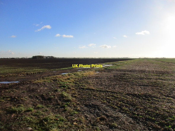 Photo 6"x4" Track to the horizon Patrington Haven c2017
