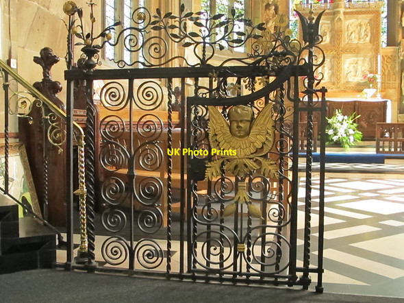 Photo 6"x4" St Giles, Wrexham - chancel gates Wrexham\/Wrecsam c2017