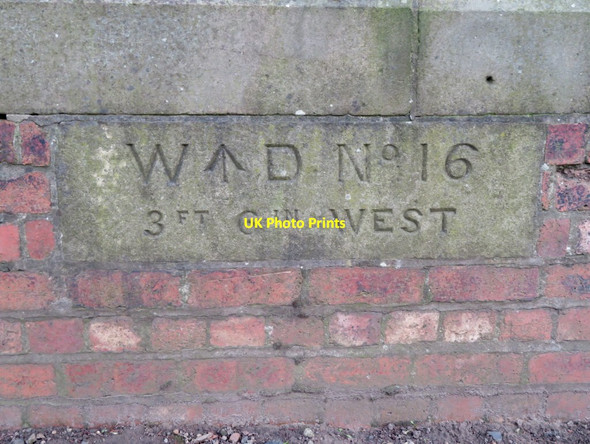 Photo 6"x4" War Department Boundary Stone #16 - Imphal Barracks York\/SE5951 c2017