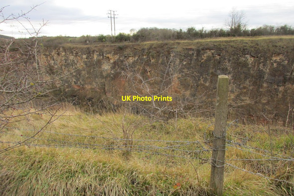 Photo 6"x4" Disused quarry off Littlewood Lane Mansfield Woodhouse c2017