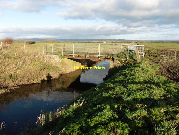 Photo 6"x4" Footbridge on White's River Meare c2017