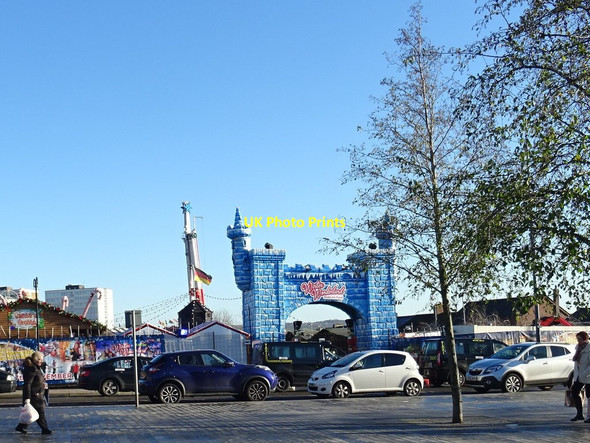 Photo 6"x4" Winter Wonderland Stoke-on-Trent c2017