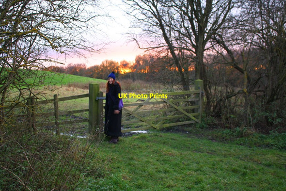 Photo 6"x4" Sunset at Bestwood Country Park Hucknall c2017