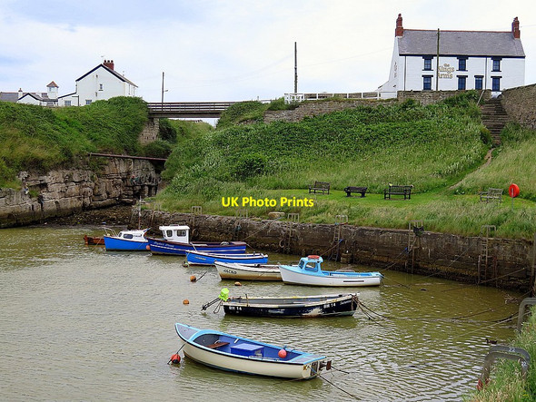 Photo 6"x4" Harbour, Seaton Sluice Seaton Sluice c2016