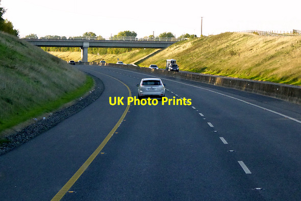 Photo 6"x4" Bridge over the northbound M3 near Derrockstown Batterstown c2017
